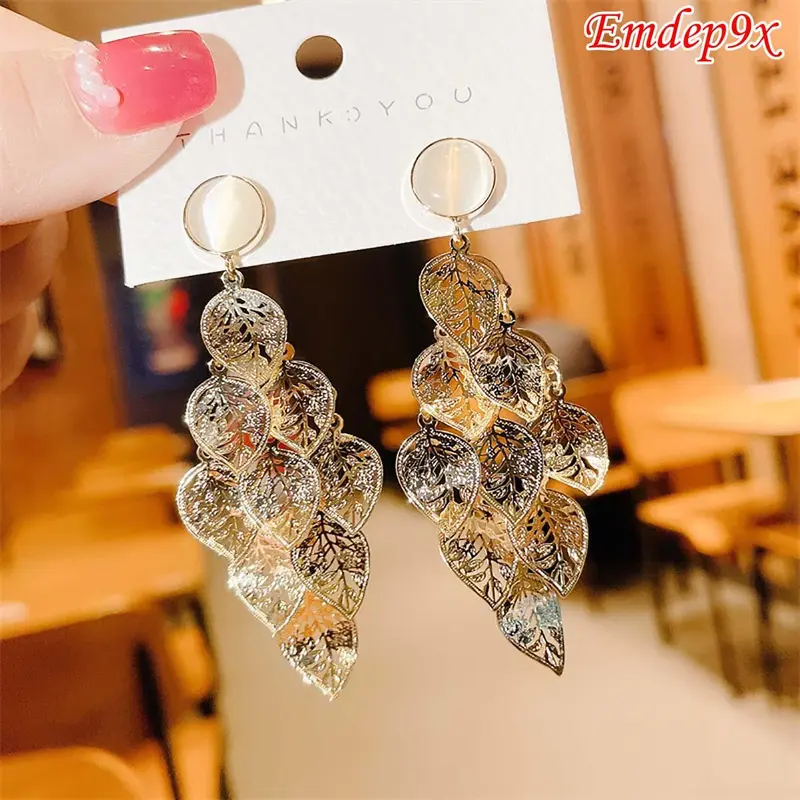 Bông tai vảy cá hình thoi trẻ trung MSC571LJ969 - anh đào, quả dâu 3
