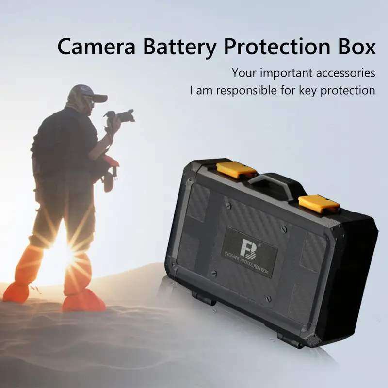Hộp Bảo Vệ Pin Máy Ảnh DSLR, Hộp Đựng Thẻ Nhớ SD TF 4