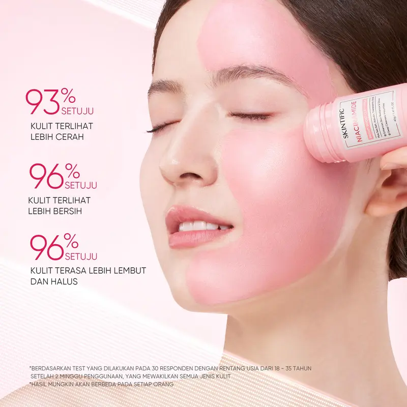 [Special 10.10 Tasya Farasya] SKINTIFIC 3pcs set Niacinamide Bright Boost Clay Stick Mugwort Acne Clay Stick 40G  Masker Wajah Masker Komedo Ampuh Penghilang Jerawat Acner Eksfoliasi Wajah Green Clay Masker Wajah Stick Glowing Kecantikan Skincare 1