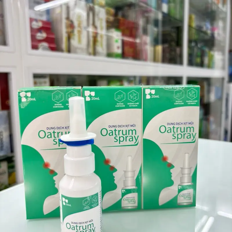 Dung dịch xịt mũi Oatrum Spray .                  . Dung dịch xịt mũi Oatrum Spray Baby hết sổ mũi nghẹt mũi - Chính hãng 4