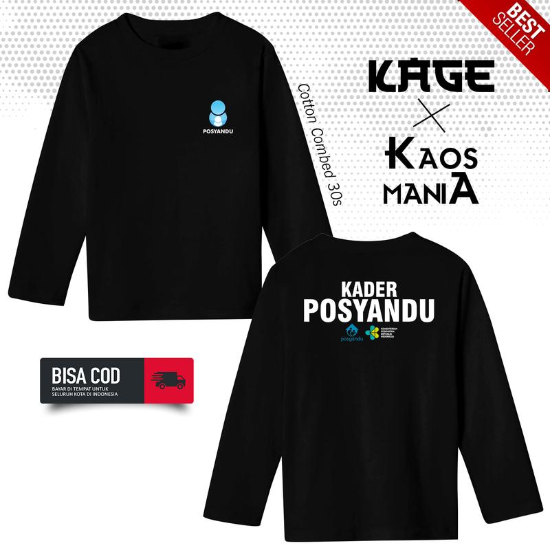 Baju KADER POSYANDU TERBARU Tangan Panjang - Kaos Posyandu KAOS KAGE Distro Pria 0