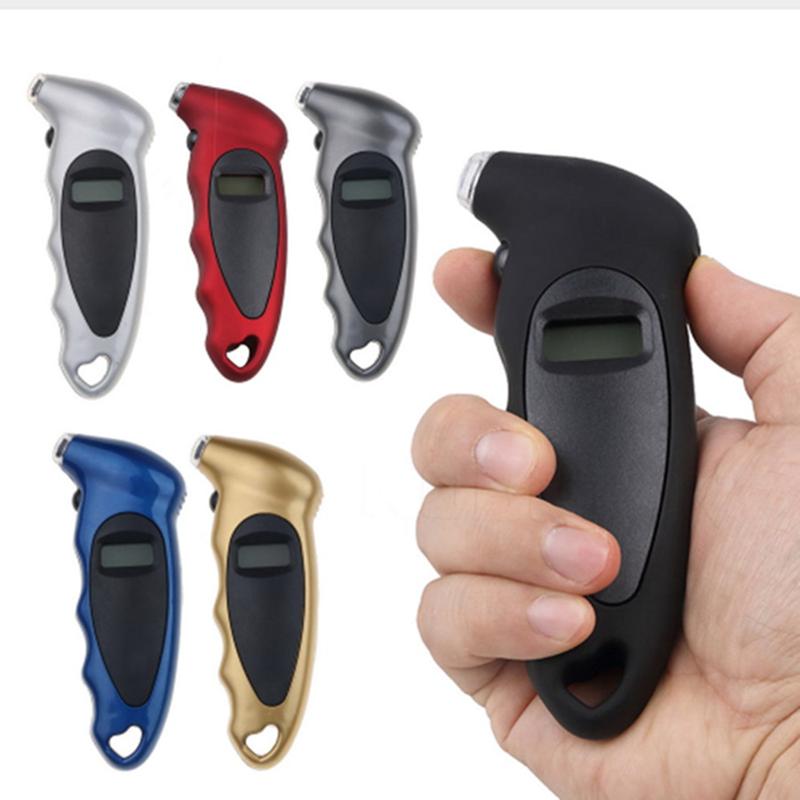 Product Introduction of Car Portable Digital LCD Tyre Tire Air Pressure Gauge Tester Tool Car Safety Tool Handheld Tyre Gauge Backlight High Precision 24