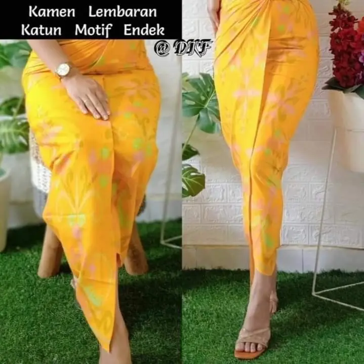 KAMBEN LEMBARAN KATUN MOTIF ENDEK BHN HALUS