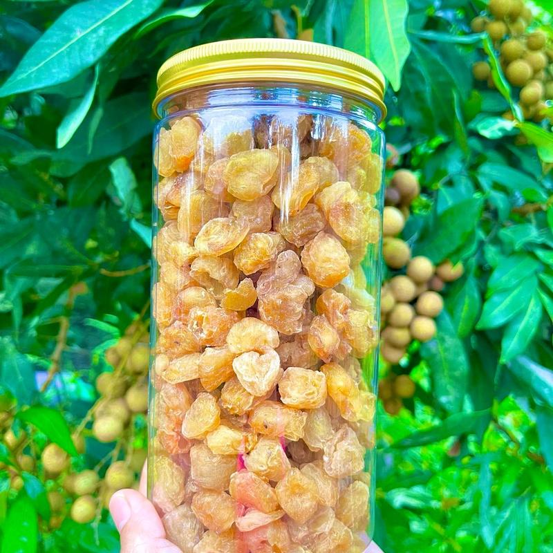   2hộp  1kg Long nhãn Hưng Yên sấy khô mộc đóng trong hộp thiếc hoặc túi zip bạc Food 