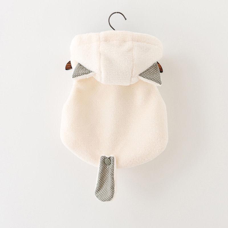 Product Introduction of Áo Ghi Lê Bông Có Mũ Trùm Đầu, Cho Em Bé, Lót Lông Cừu Hoạt Hình Siêu Dễ Thương, Thích Hợp Cho Mùa Thu Và Mùa Đông, Có Thể Mặc Ngoài Trời, Cho Bé Trai Và Bé Gái, 0-4 Tuổi, Áo Ghi Lê 2