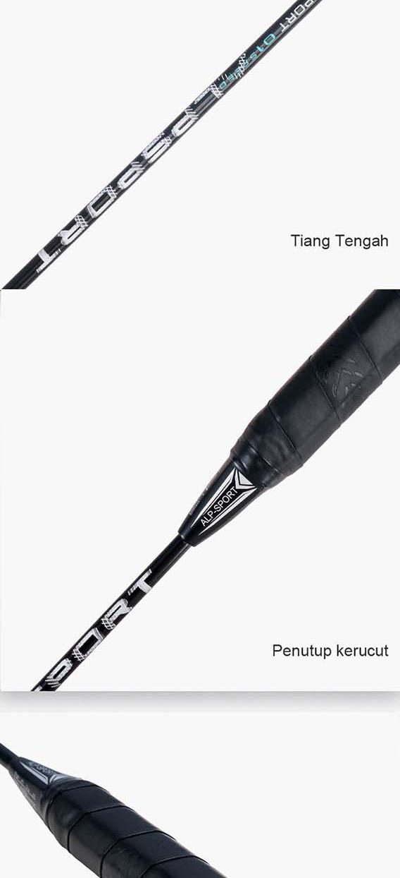 Product Introduction of ALP PS T1100 4U MXH Teknologi Bantalan Raket Ofensif Ringan Profesional Tingkat Kompetisi Kekuatan Dan Kecepatan Tapi Rasa Sangat Ringan Stabil Dan Akurasi Memukul 50T Karbon Penuh G5 raket badminton original import 2024 29