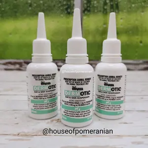 Ilium dermotic 20ml - obat tetes telinga & kulit anjing kucing
