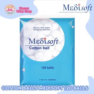 Cotton Balls Medisoft 120 Balls Kapas Bulat Bayi