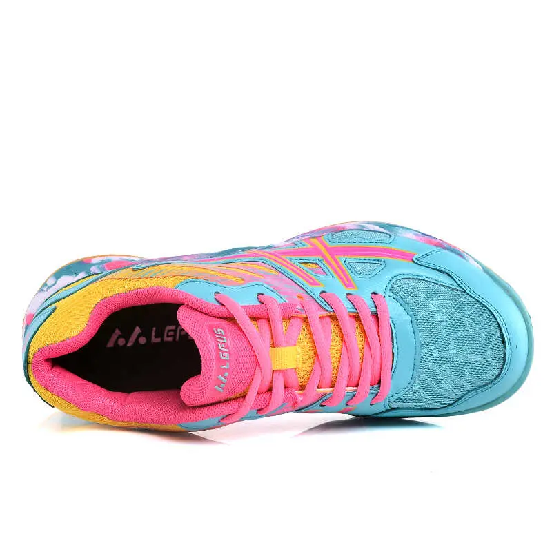 2024 New Sneakers Men Badminton Shoes Light Black Breathable Female Outdoor Training Women Athletics Sports Green