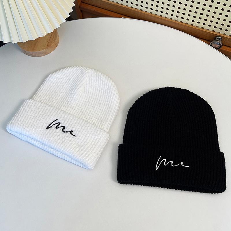 Product Introduction of Mũ Mùa Đông, Dành Cho Unisex, Mũ Len Dệt Kim, Màu Trơn Thiết Kế Dễ Thương, Thích Hợp Cho Mùa Thu Và Mùa Đông, Mũ Len Nữ, Mũ Trùm Đầu Ấm Hơn, Thích Hợp Cho Nam Giới, Mũ Thường Ngày 18