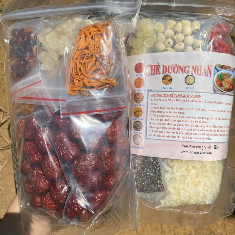 COMBO 2SET 1kg Chè Dưỡng Nhan Khô 15 vị - 500g SET Tặng Tuyết Yến Tea Nước Trà