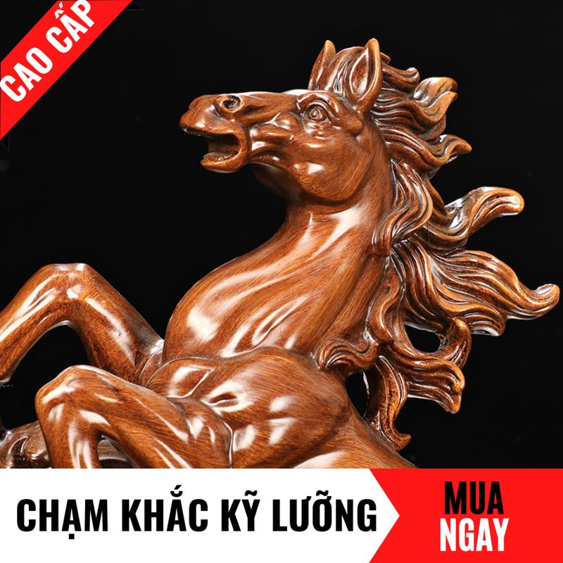 Tượng Ngựa Nhất Mã Phi Thiên Trang Trí Phong Thủy Cao 22cm 6