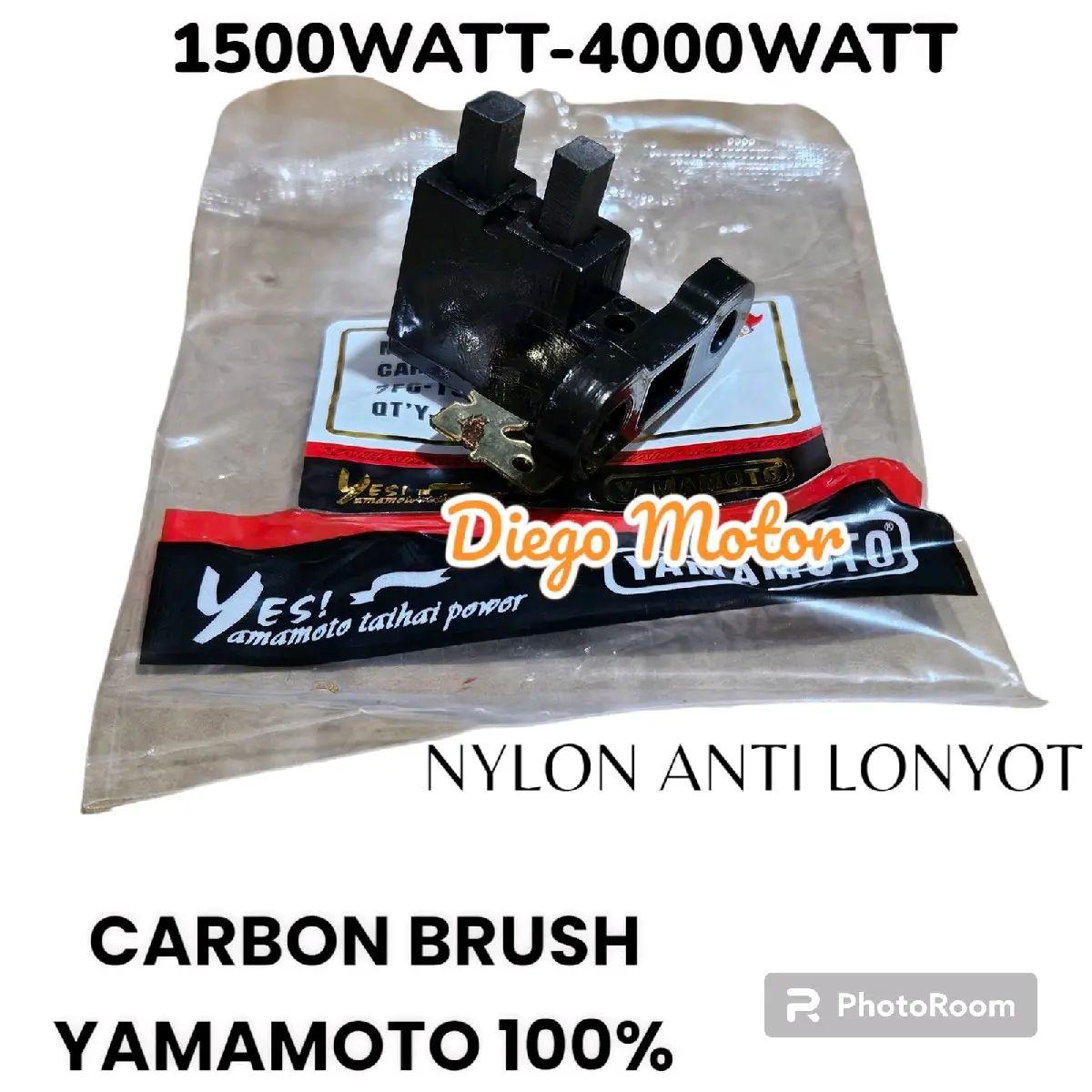 EC2500 Carbon Brush Arang Arang Kul Mesin Genset 4tak 2Kw 3Kw 1500Watt ET2200 TG2800 TG4800 Merk Yamamoto