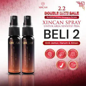 Xincan Spray DAPAT 2 - Efektif Perawatan Tubuh Pria XINCAN Spray Cooling Perawatan Pribadi Pria - Aroma Segar mengurangi Gatal akibat jamur Mencerahkan