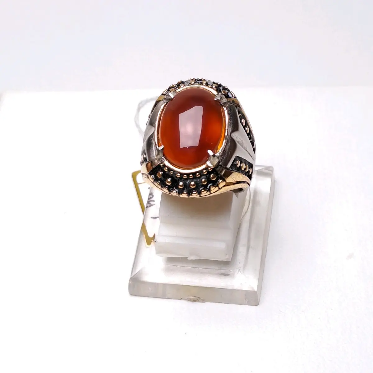 Cincin calsedony red barron pacitan (grade B)