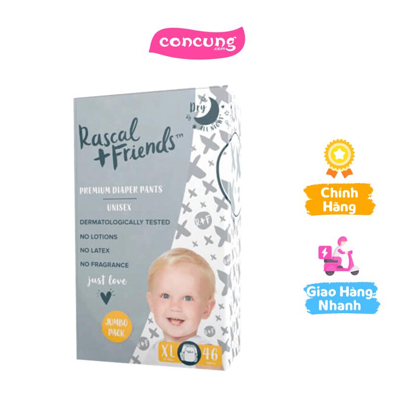 Tã quần Rascal & Friends size XL 13-18kg 46 miếng