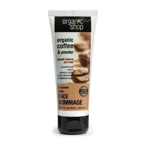 Tẩy tế bào chết cho da mặt Organic Shop Organic Coffee & Powder Face Gommage 75ml