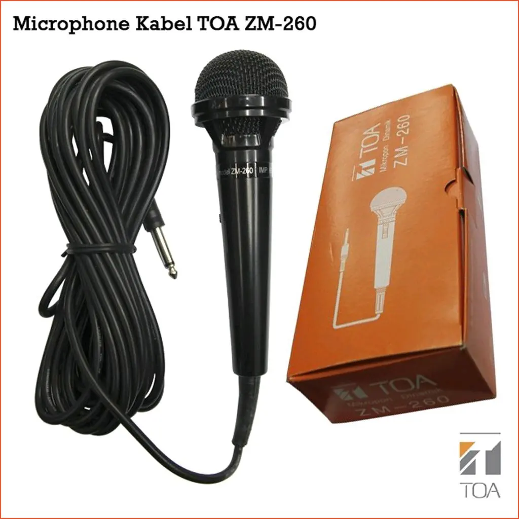 Toa mikrofon kabel Toa ZM-260 ZM 260 original