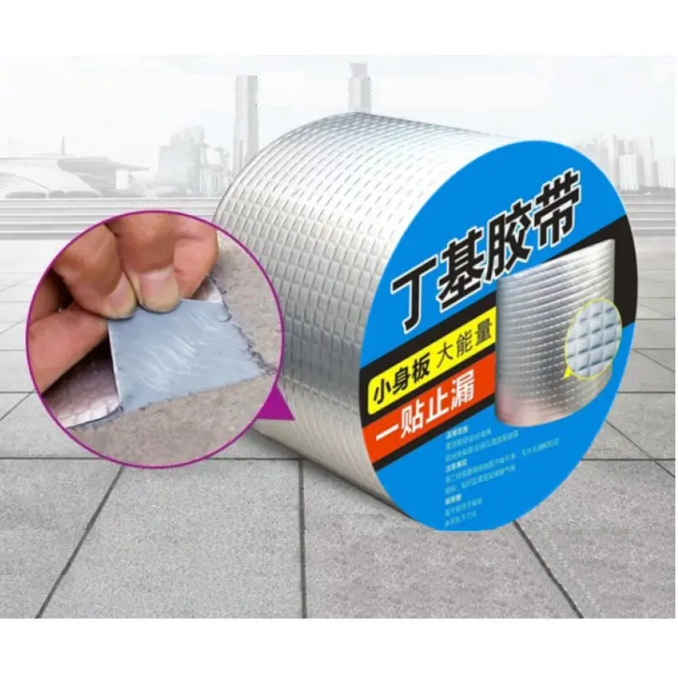 Cuộn 5 mét băng keo dán rộng 5cm/10cm/20cm miếng dán siêu dính - siêu chống thấm nước - siêu chống dột độ bền cao dễ sử dụng Băng Keo Chống vá tường 2