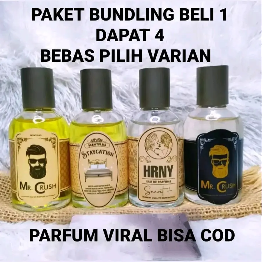 PARFUM WANGI TAHAN LAMA BELI 1 DAPAT 4 ISI 30ML