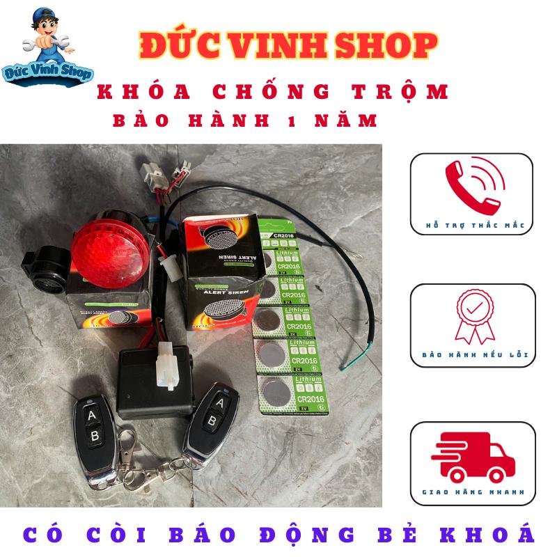  Mẫu 1:  Khóa Chống Trộm Bật Tắt Và Đề Nổ Máy Xa Có CÒI Báo Động 