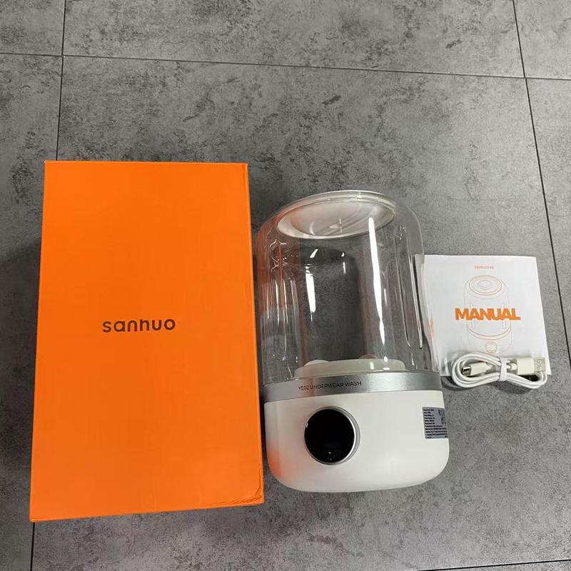 Portable Mini Washing Machine, USB Rechargeable Intelligent Washing Cup, Tumbling Scrubbing Cleaner, Convenient Washing Machine for Home, Dormitory, Travel 2