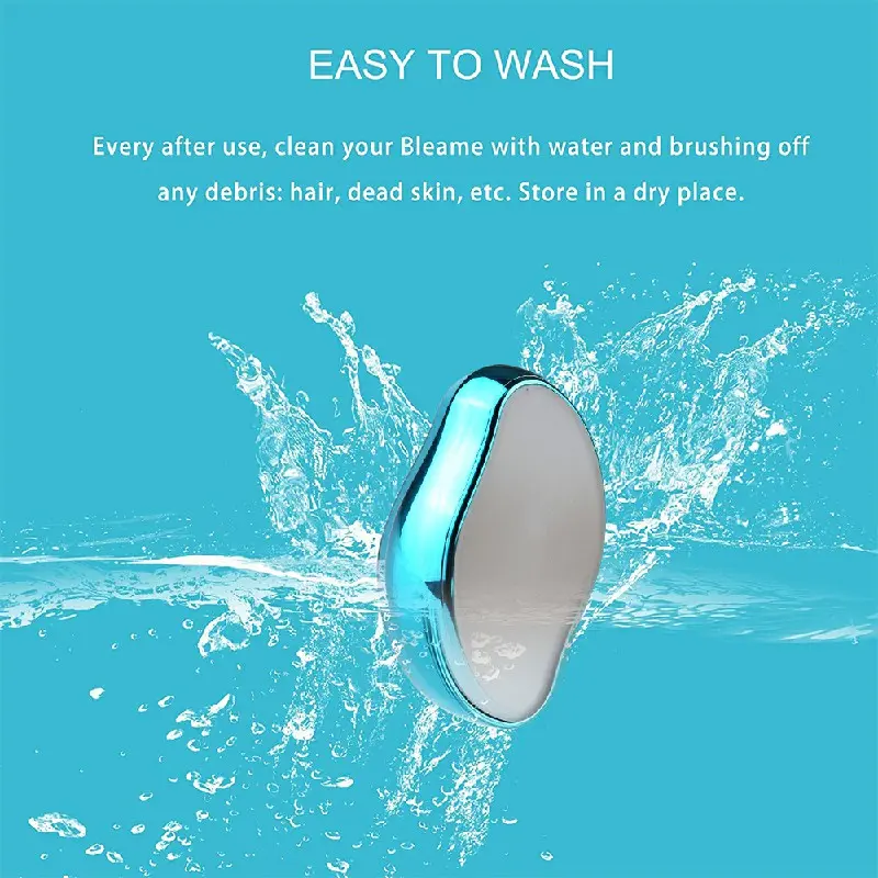 Crystal Washable Hair Eraser, Painless Physical Body-hari Removal Epilators for Body Arm Legs 6