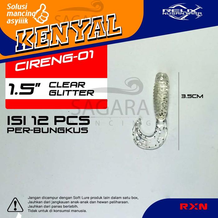 Gambar Umpan Pancing Kenyal Cireng SoftLure Cireng Soft Lure Cireng Relix Nusantara dari Sagara Pancing Kab. Sukabumi 4 Tokopedia