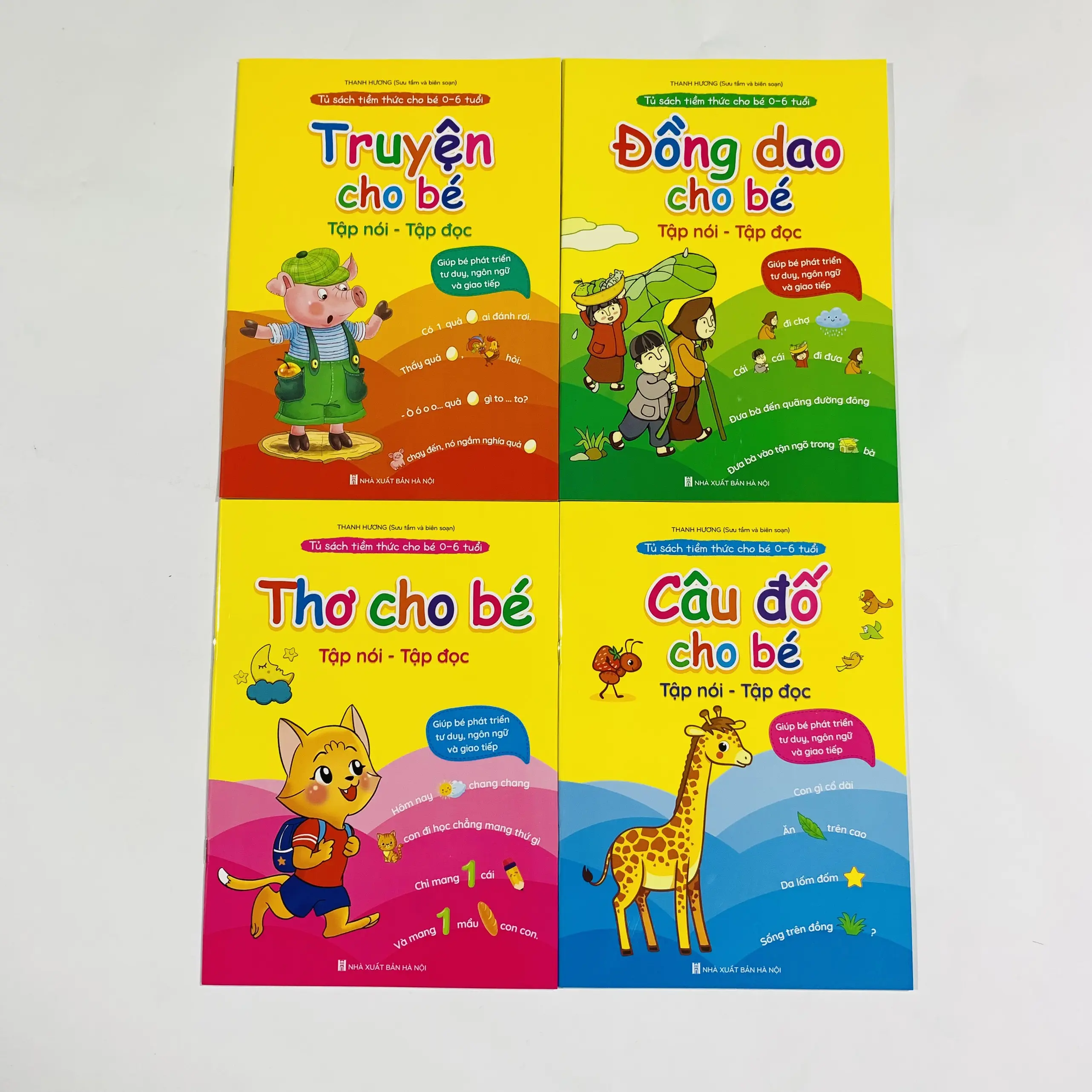 Bộ 4 quyển sách tiềm thức phát triển ngôn ngữ cho bé