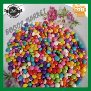 CHOCOCHIPS RAINBOW / CHOCO CHIPS BUTIRAN WARNA / TOPPING COOKIES BROWNIES CAKE MINUMAN 100gr