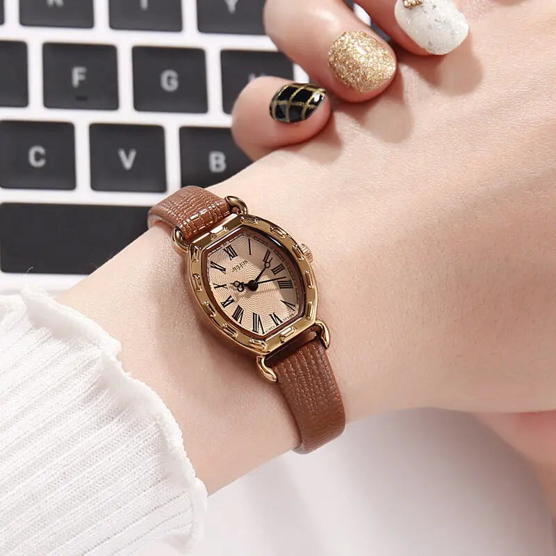 Jam Tangan Wanita, Jenama Julius Korea Selatan, Fesyen Trendi, Tali Pinggang, Jam Tangan Pelajar, Tali Pinggang gaya K, Kalis Air, Jam Tangan Retro, Barangan Tulen Watches