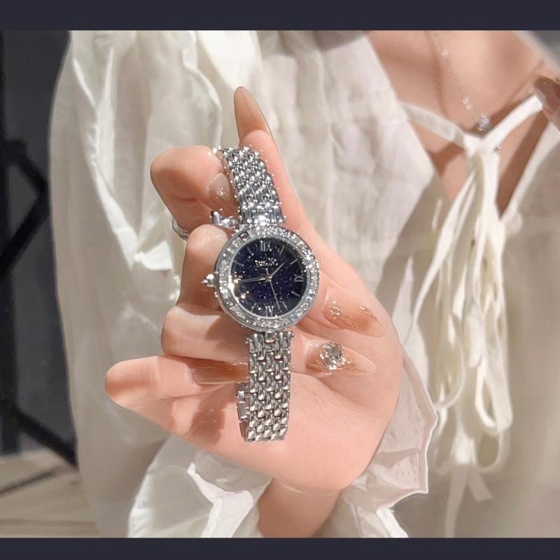 Đồng Hồ Nữ Dạng Lắc Tay Ánh Thanh Lịch Đơn Giản Dễ Phối Đồ Phong Cách Hàn Quốc TẶNG THÁO MẮC PIN DỰ PHÒNG Đeo Tay Voi Watch Women