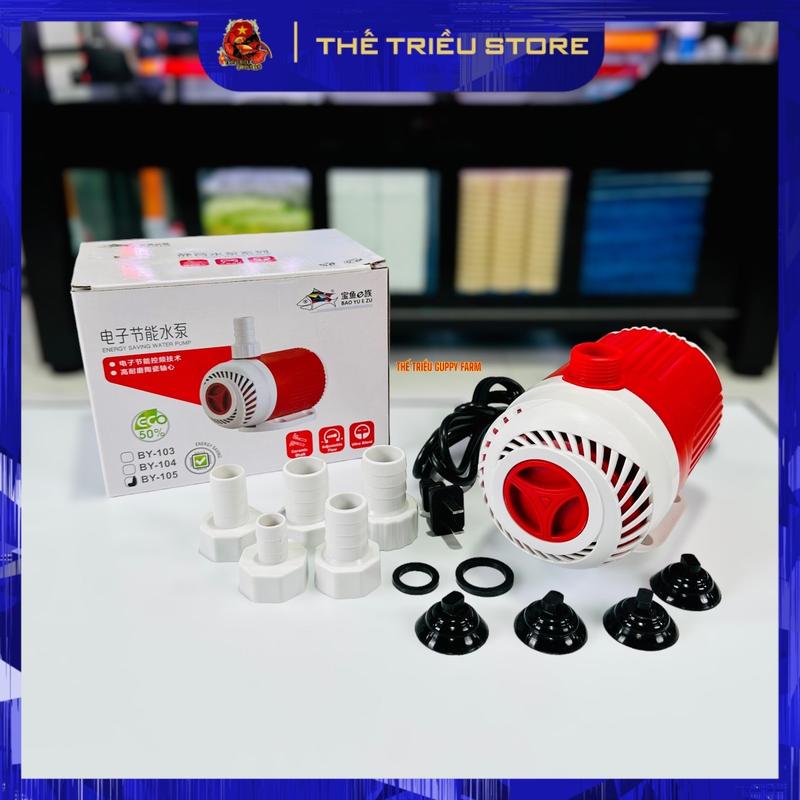 Máy bơm bể cá cảnh Baoyu BY101-102-103-104-105-106-107-108S-109S. Máy bơm chưa bao gồm bộ hút mặt và hút đáy ( Bộ hút mặt hút đáy MD27-MD34 bán rời tuỳ nhu cầu khách hàng )