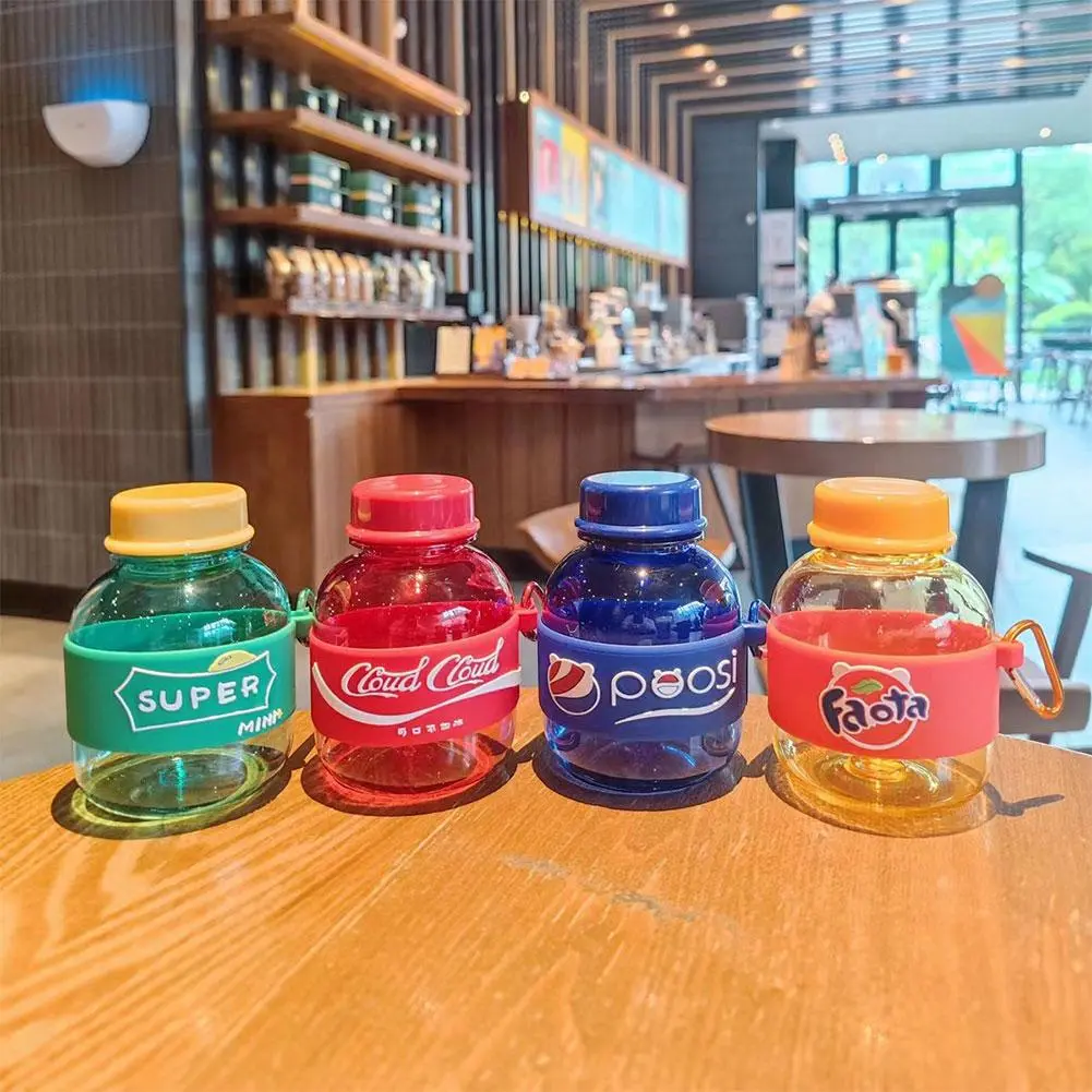 Creative Mini Water Cup Portable Plastic Water Bottle 330ML W9C0