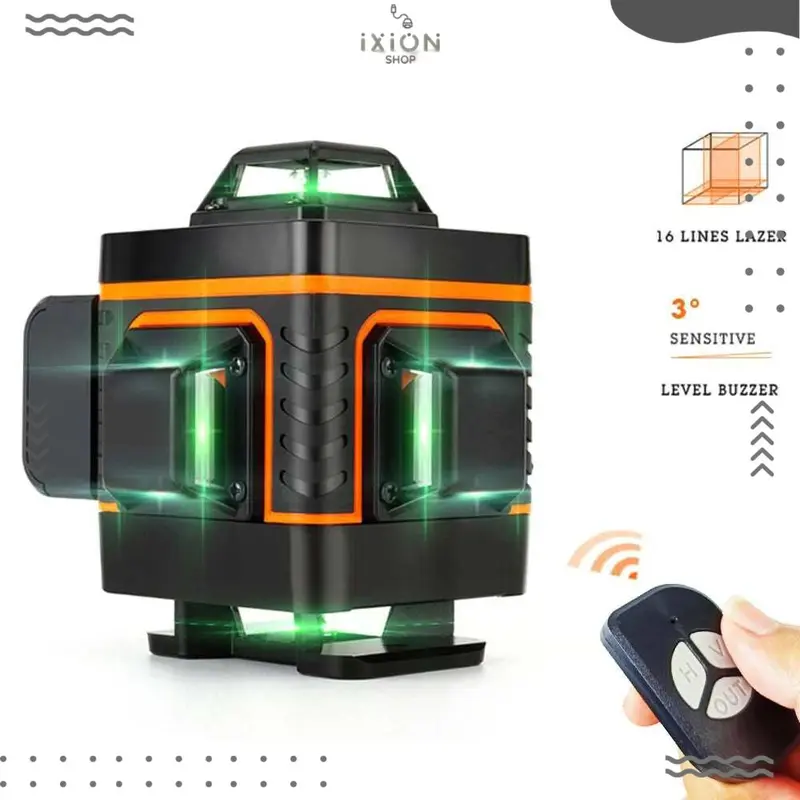 Taffware Hilda Mesin Self Leveling Laser 4D 16 Line with Remote - LD-515 - IXION SHOP 0