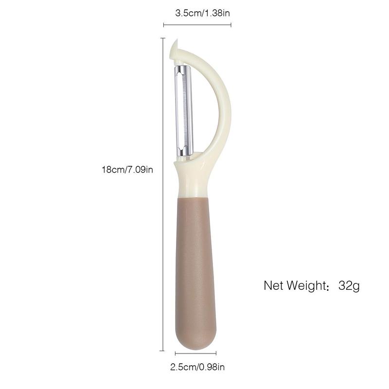 Mixed Color Vegetable Peeler, 1/2/4 Counts Manual Vegetable Peeler with Protective Cover, Portable Fruit Peeler, Kitchen Gadgets 3