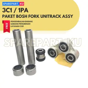 (PROMO) PAKET ARM SWING YAMAHA SEGITIGA BOSH MONOSHOCK VIXION + BOSH ARM VIXION OLD NEW NVL R15 V1 V2 3C1 1PA / BOS UNITRACK SET / RELAY ARM BOS LENGAN AYUN MONOSOK / SWING ARM KACAMATA TEROPONG / BOS AREM VIXION / BUSH FORK / DUDUKAN ARM