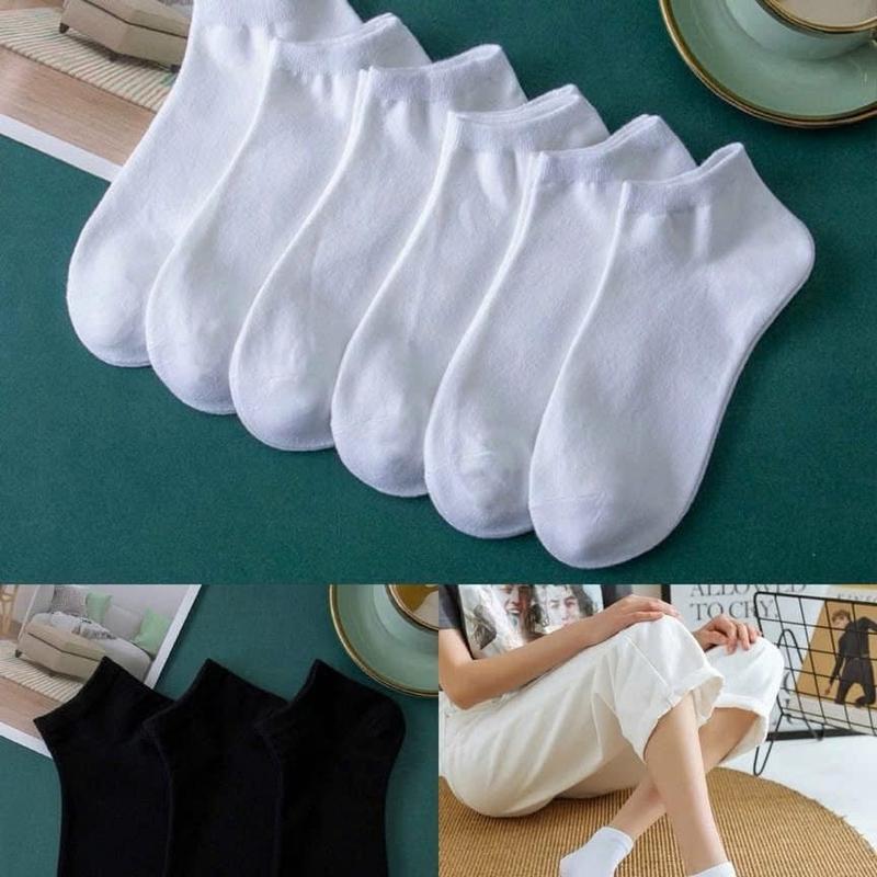 Tất Vớ Trắng đen dày dặn đơn giản dễ phối đồ PINIC STORE 2