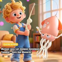 Gambar PIKYO Mainan Gurita Menari Dancing Octopus Dengan Lampu Dan Musik Mainan Edukasi Anak Hadiah Mainan Viral Anak - Green dari PIKYO INDONESIA Kab. Tangerang 5 Tokopedia