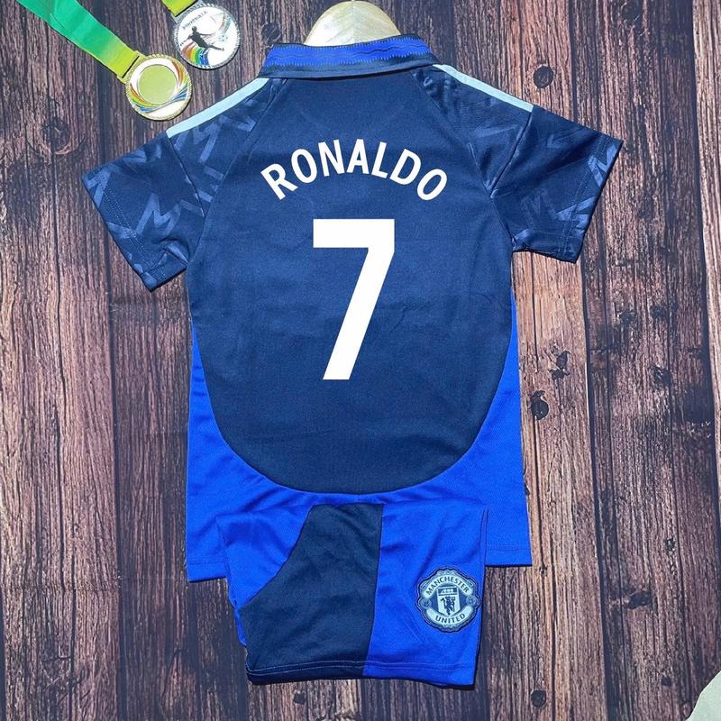 Bộ Quần Áo Bóng Đá Banh Trẻ Em CLB MU Xanh Nhớt 2024 / 2025 - ( QUẦN + ÁO )+(IN SẴN) -  Vải Mè Kim Cao Cấp Nhất Top