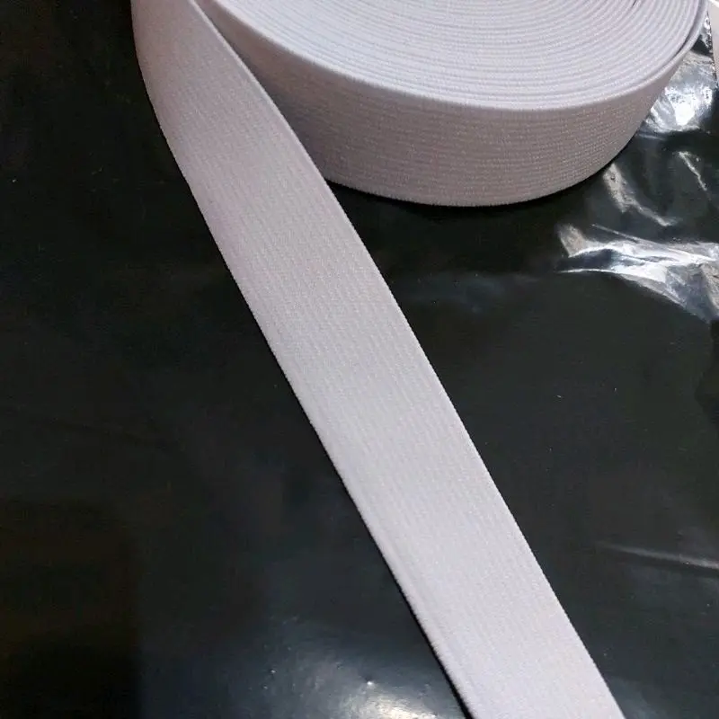 Karet Pinggang/karet boxer/karet kolor perrol  Putih Hitam 1