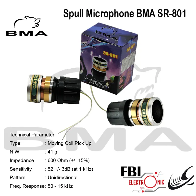 Spul Mic BMA  / Spool Microphone BMA / Cartridge / Spull / Spoel Mic Beta 58 coil 4