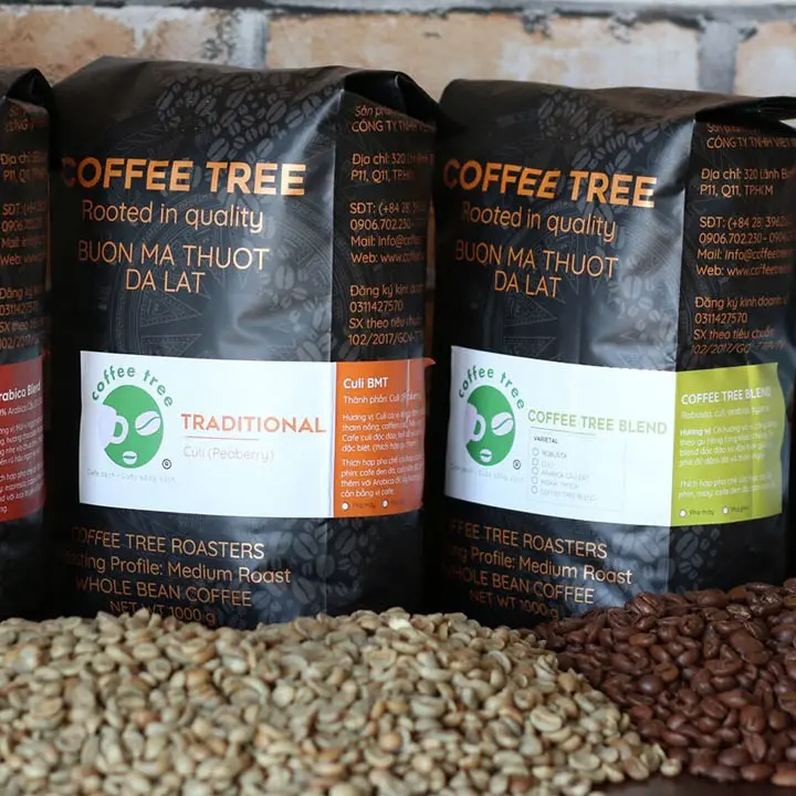 Cà Phê Rang Xay Truyền Thống Số 1 Coffee Tree gu đậm đà thơm ngon 4