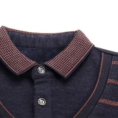 Áo Len Lót Nỉ Trung Niên - Áo len lót nỉ loại đẹp tặng bố, tặng ông Menswear Nam 7