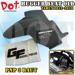 HUGGER BEAT SCOOPY ESP FI F1 POP STREET STARTER KASAR HALUS VARIO 110 SPAKBOR KOLONG PNP 2012-2019 Motor Motorcycle