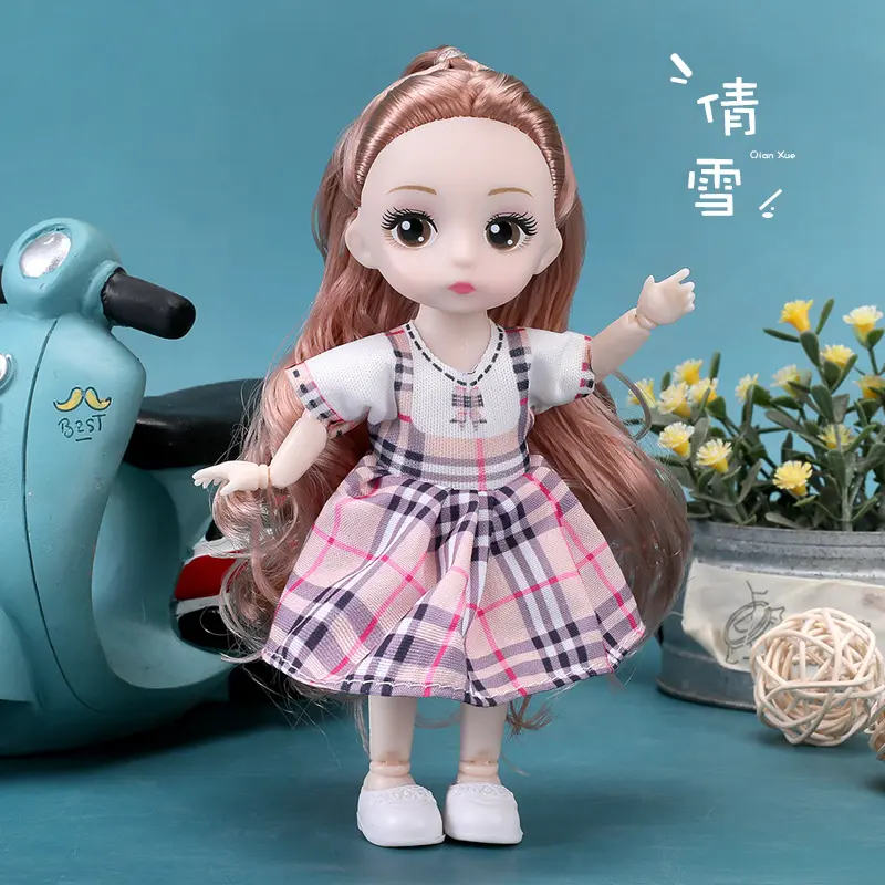 Búp Bê Barbie Trẻ Em, 17cm, Phong Cách Ngây Thơ, Cô Gái BJD, Chân Thật, Thích Hợp Làm Đồ Chơi Trẻ Em, Còn Hàng, Kiểm Tra Của Tôi, Bán Chạy 8