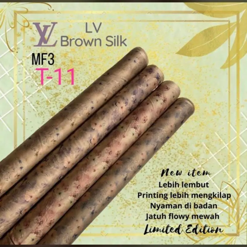 KAIN ARMANY SILK PREMIUM (HARGA PER 0,5 M)