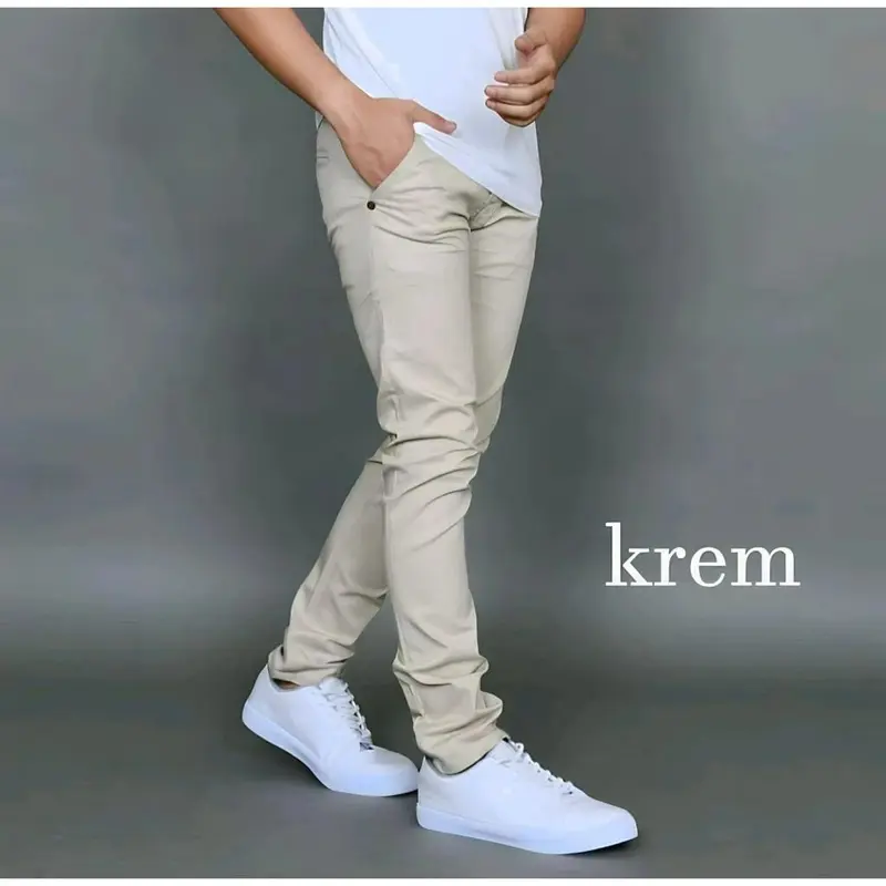 gratis ongkir celana aisar chinos panjang cod CELANA CHINO PANJANG PRIA TERLARIS BAHAN KATUN STRECH BISA COD ukuran 27-38 Slimfit 0
