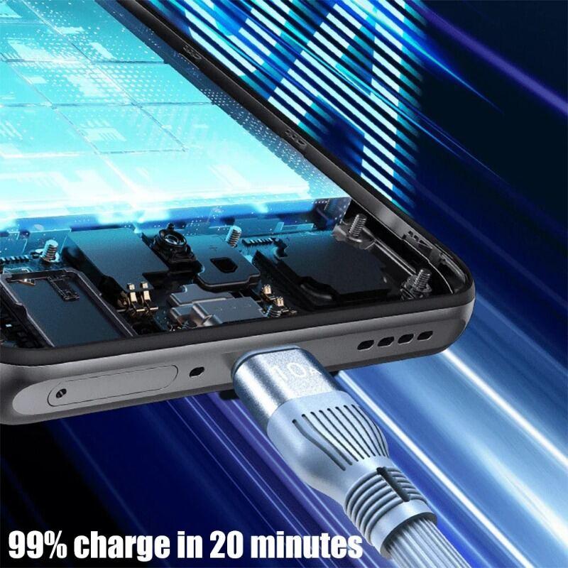 Cáp USB Type C Tốc Độ Cao, 10A, Sạc Nhanh PD, Thích Hợp Cho Điện Thoại Samsung Và Xiaomi, Dòng Dữ Liệu, Cáp Điện Thoại 2