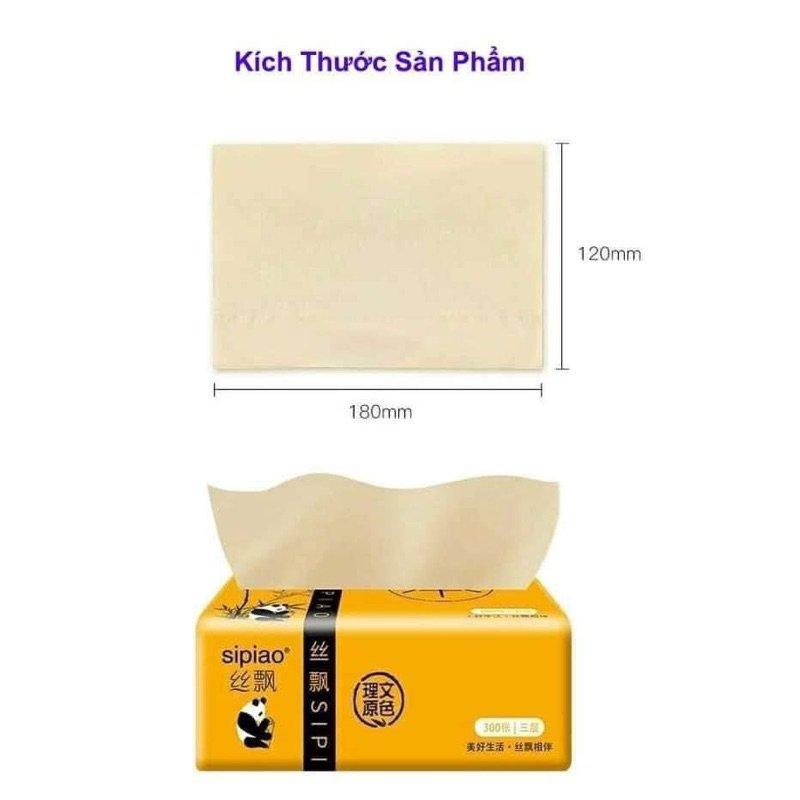 Combo 10 gói Khăn Giấy Gấu Trúc Sipiao , siêu dai , mềm mịn,tiện lợi , thuận tiện Giấy Vệ Sinh
